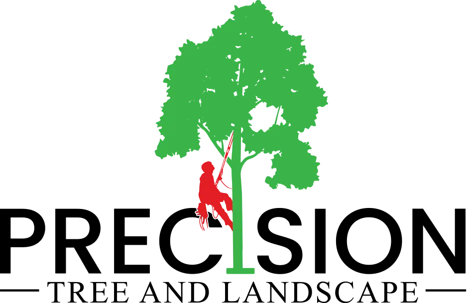 precisions tree and landscape logo